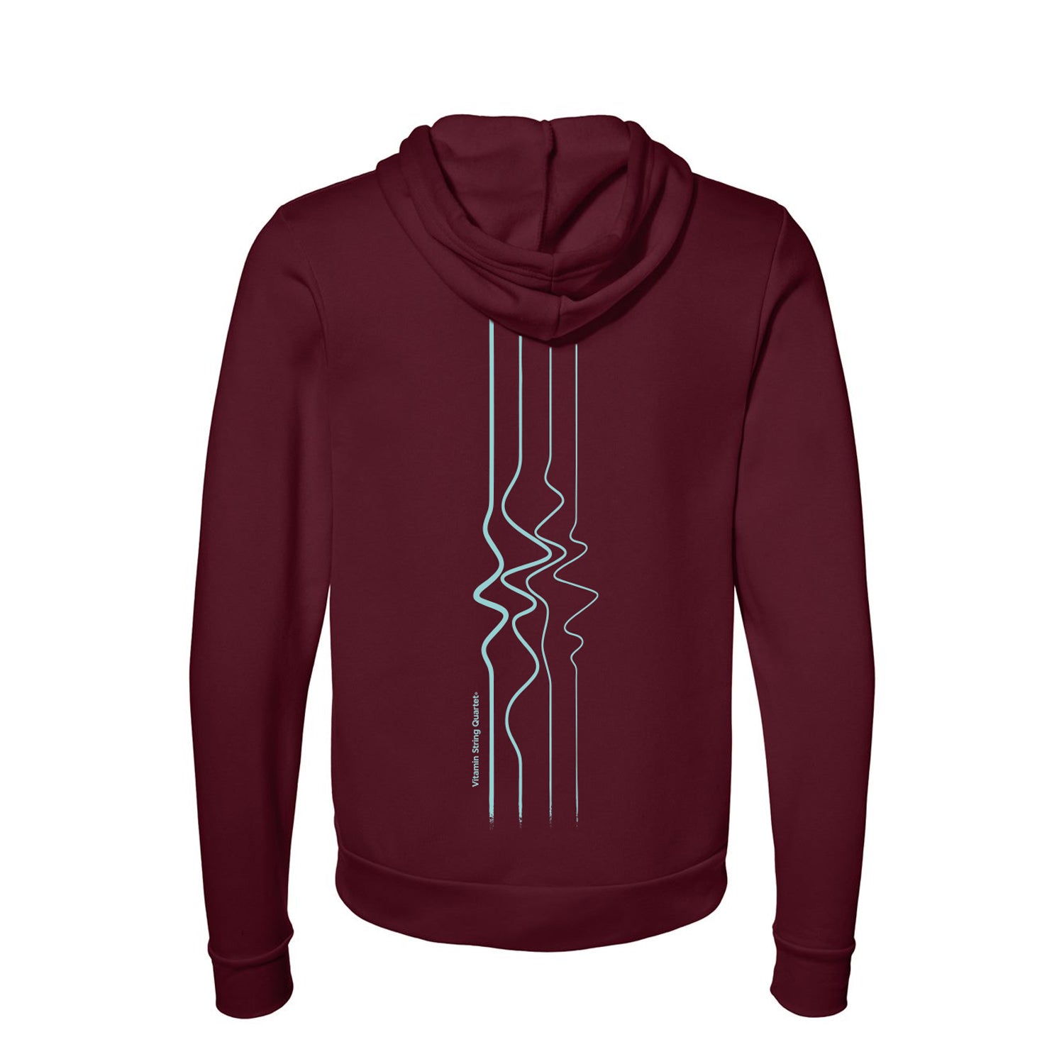 VSQ Maroon Zip Hoodie