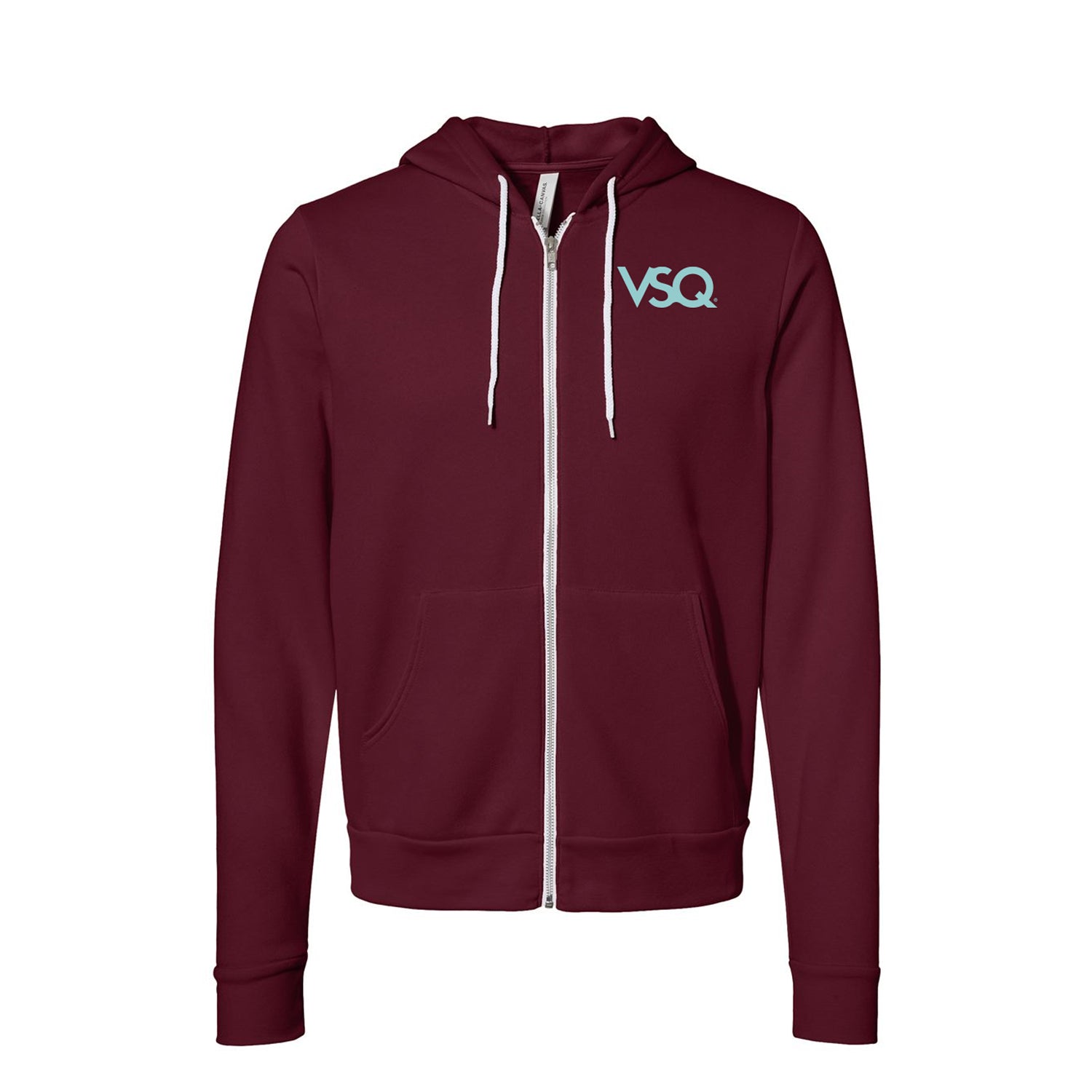 VSQ Maroon Zip Hoodie